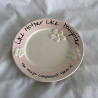 Like Mother Like Daughter Decorative Plate