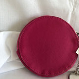 Pink Round Coin Pouch