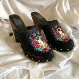 Ed Hardy Wood Mules