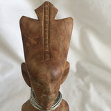 Wooden African Man/Female Statue Set