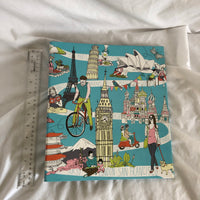 Famous International Sites Printed Three Ring Binder