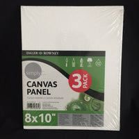 Daler Rowney Canvas Panel 3Pack