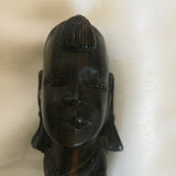 Wooden Mini Kenya African Lady Statue