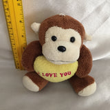 Monkey “I Love You” Plush