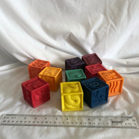 Rubber Learning Blocks - Set of 10