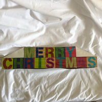 Merry Christmas Glitter Blocks