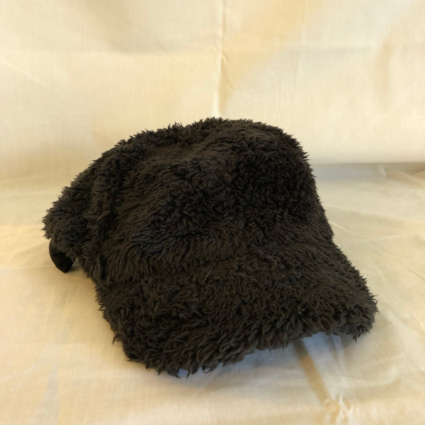 Furry Black Hat by Time And Tru - One Size Fits All