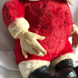 Vintage Rubber Faced Christmas Santa Claus Doll