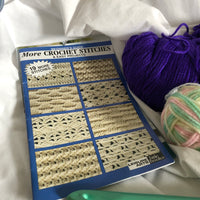 Crochet Set - Instructions, Needles and Yarn