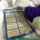 Crochet Set - Instructions, Needles and Yarn