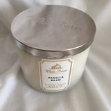 Bath & Body Works- White Barn - Vanilla Bean 3 Wick Candle 14.5 OZ