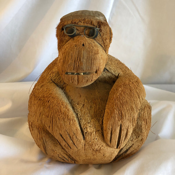 Coconut Monkey Decor