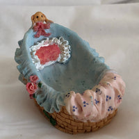 Ceramic Baby Basket