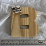 Unfinished Wood Letter 'B'