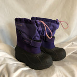 Columbia Purple and Black Weather Boots - Kids Size 13