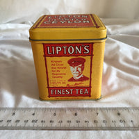 Vintage Lipton’s Tea Bristol Ware Tin