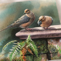 Bird Painting Cardboard Coaster