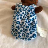 Marvel Baby Doll Plush in Blue Cheetah Print Outfit