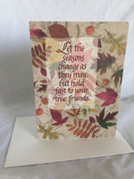 Let the Seasons Change Card - Envelope Included