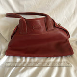 Tod's Burgundy Leather Purse