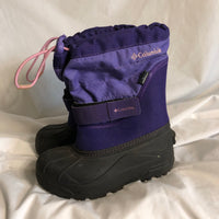 Columbia Purple and Black Weather Boots - Kids Size 13