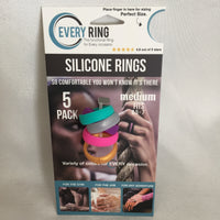 Every Ring Silicone Rings Size Medium 5 Pack