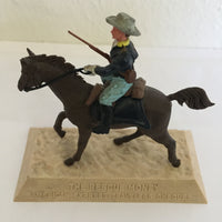 Vtg The Rescue Money American Express Travelers Chequers Cowboy Figurine