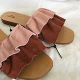 Multi-Colored Suede Sandals - Urban Outfitters - Women’s Size 10