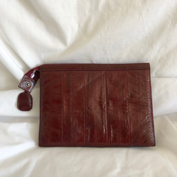 Eel Skin Pouch