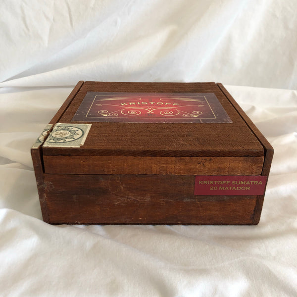 Vintage Kristoff Sumatra Cigar Box