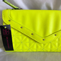 Yellow Wallet with Card Holder