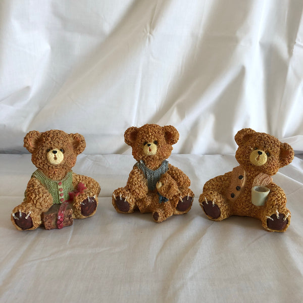 Bear Family Figurines - Set of 3