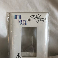 'Little Man's Room' Light Switch Cover