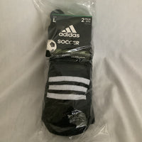 Adidas Soccer Socks 2 Pair Adult Size L