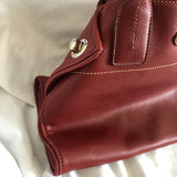 Tod's Burgundy Leather Purse