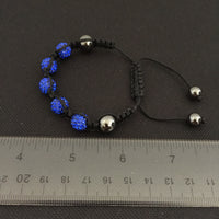 Shamballa Adjustable Beaded Bracelet