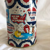 Vote ‘88 July 4th Peanut M&M Tin