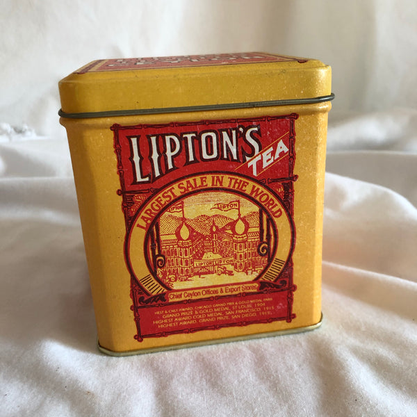 Vintage Lipton’s Tea Bristol Ware Tin