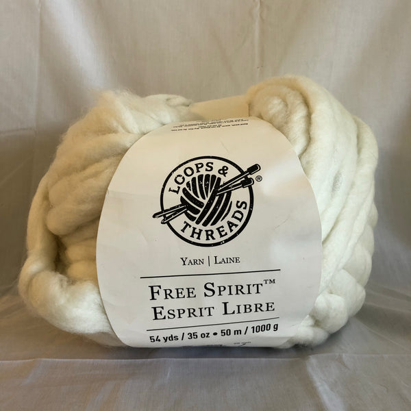 54 Yards of White Yarn by Loops & Threads