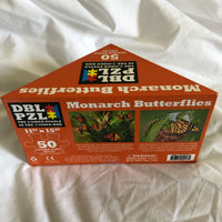 Monarch Butterflies Double Sided Puzzle