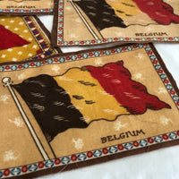 Belgium Flag Fabric Patches - Set of 4