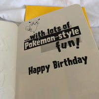 Pokémon Birthday Card #2