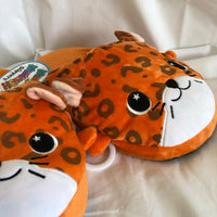 Moosh Moosh Slippers - Orange Leopard