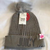 Juicy Couture Pom Pom Beanie & Gloves Set