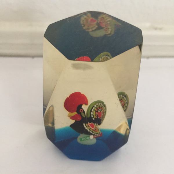 Vintage Portugal Rooster Paper Weight