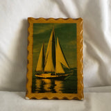 Sailboat Photo on Wood