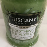 Tuscany- Soothing Eucalyptus 2 Wick Candle 18 OZ