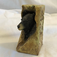 Black Bear In Cave Sculpture