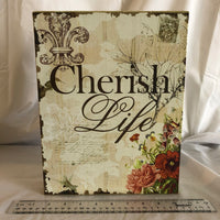 ‘Cherish Life’ Wall Art