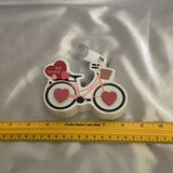 Valentines Photo Clip Bicycle